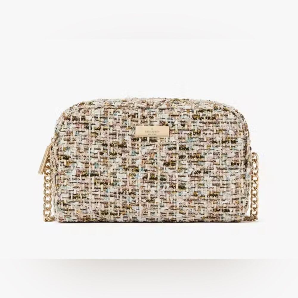 NWT - Kate Spade - Carey Tinsel Tweed Mini Camera Bag